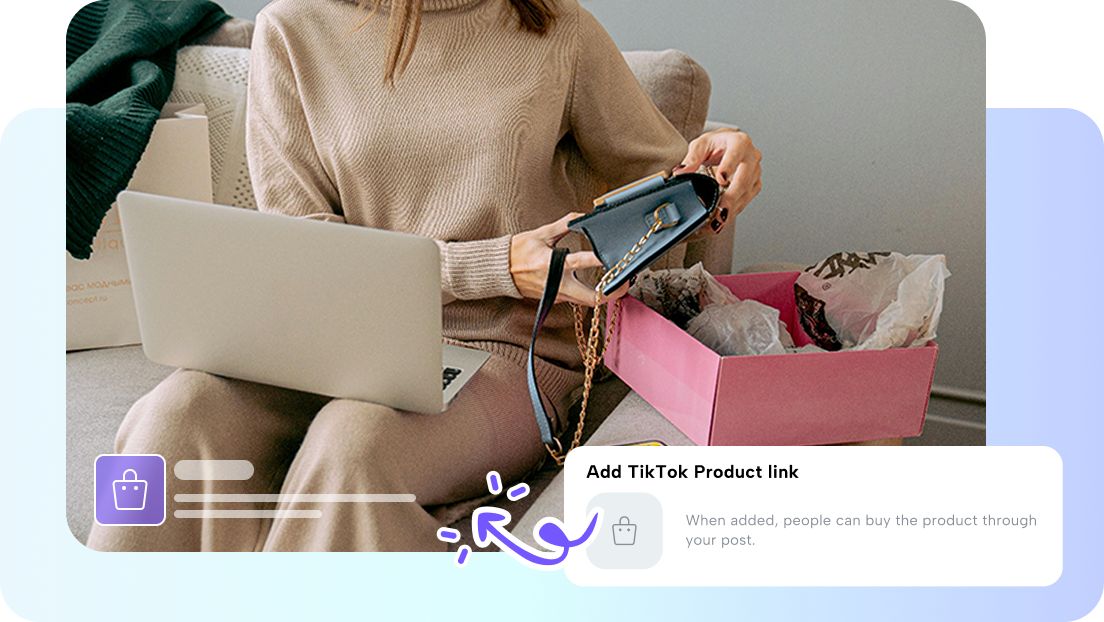 Add shoppable product links to TikTok easily